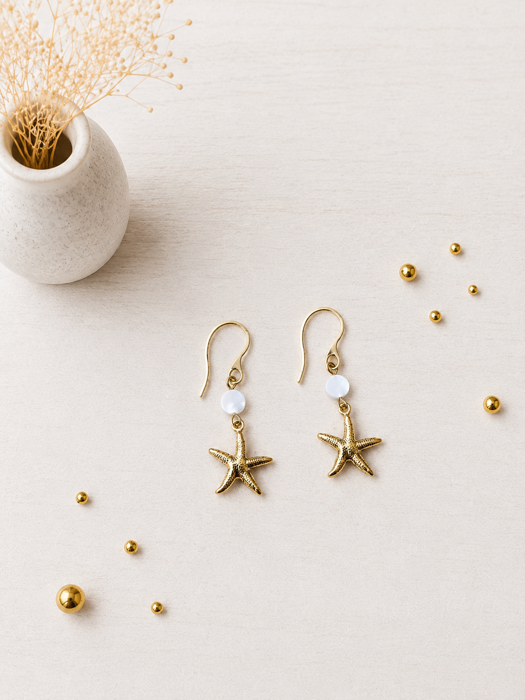 Boucles d'oreilles Tahaa - Nacre