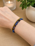 Bracelet Jaipur lapis lazuli porté au poignet