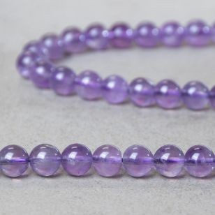 amethyste perle ronde 8mm pierre naturelle semi prcieuse pierre fine gemme violet